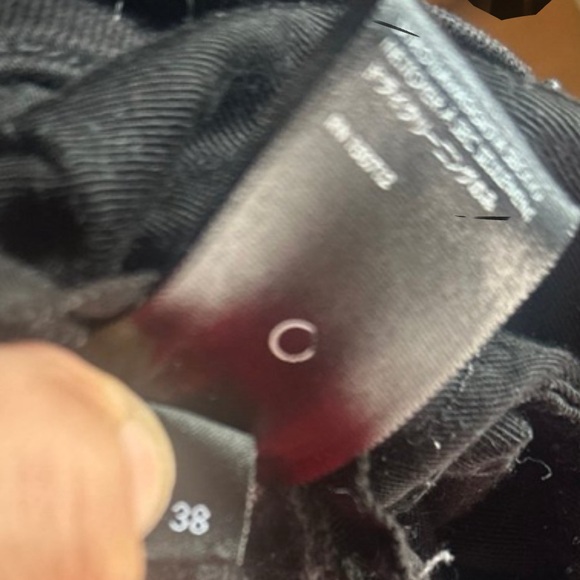 Amiri track stack black with white track stripes like new 38w thrasher denim - Picture 2 of 16